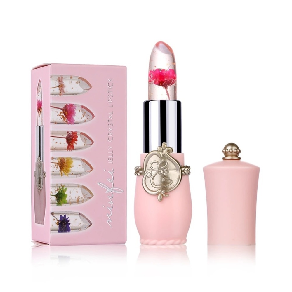 ❌SOLD OUT❌Waterproof Jelly Crystal Flower Lip Balm